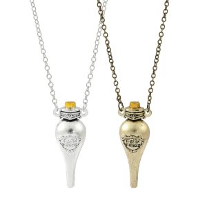 European American Harry Potter Retro Magic Medicine Bottle Pendant Necklace