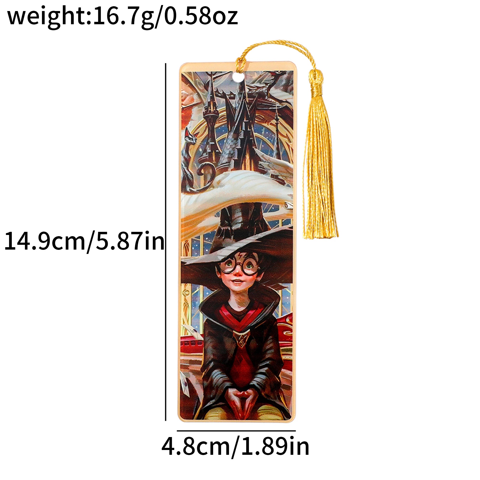 Simple Harry Potter Acrylic Bookmark - Image 7