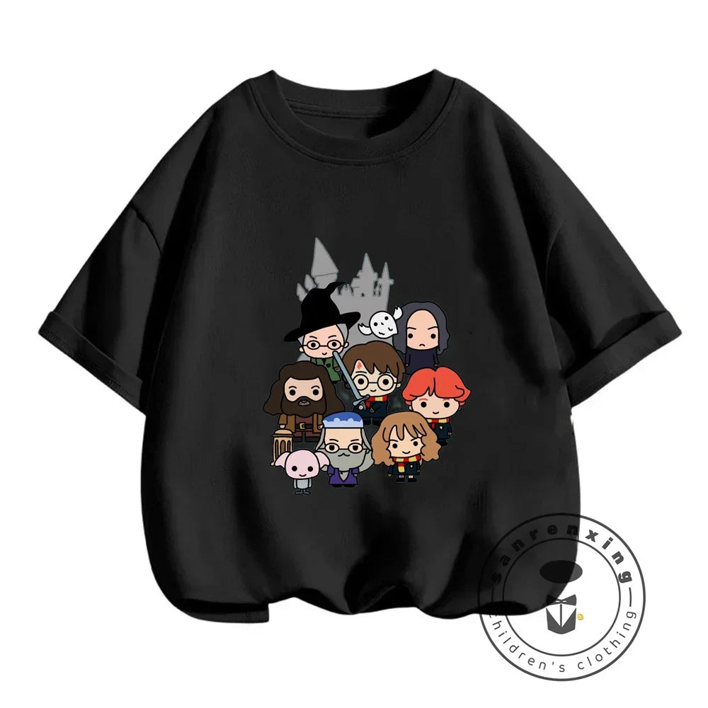 Harry Potter Kawaii Anime T-Shirt for Kids - Image 14