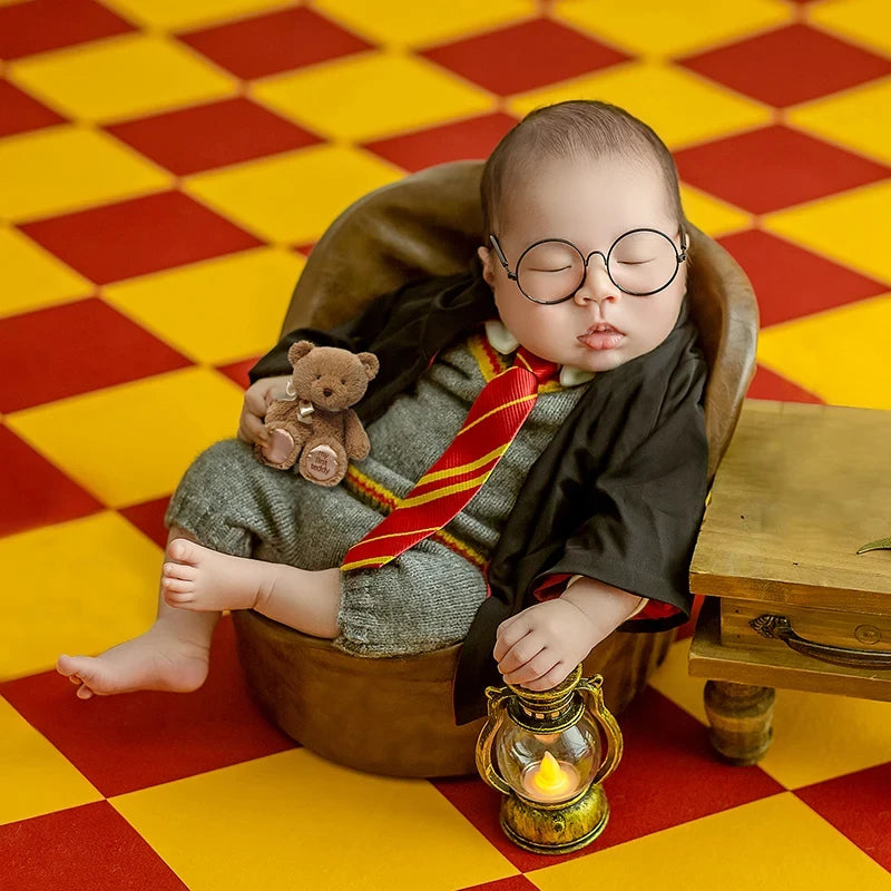 Newborn Magician Photography Costume - Image 5