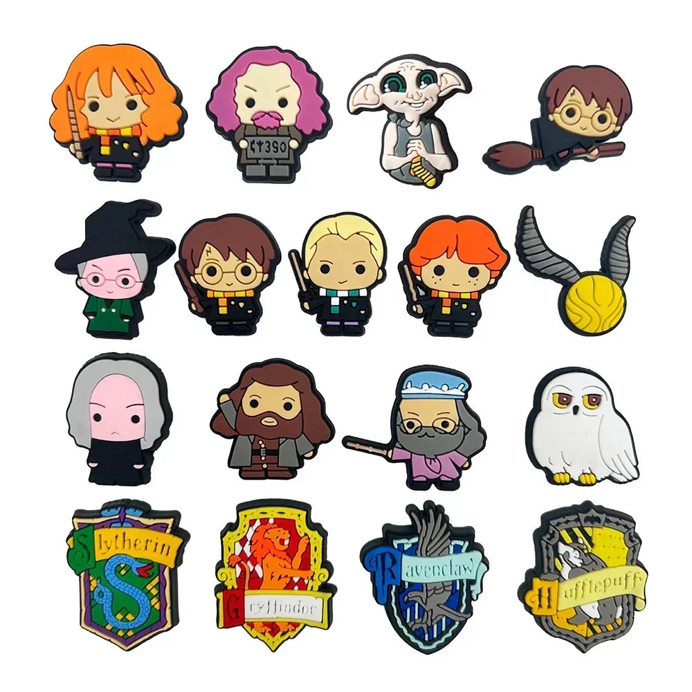 17pcs Harry Potter Anime Shoe Charms Set - Image 8