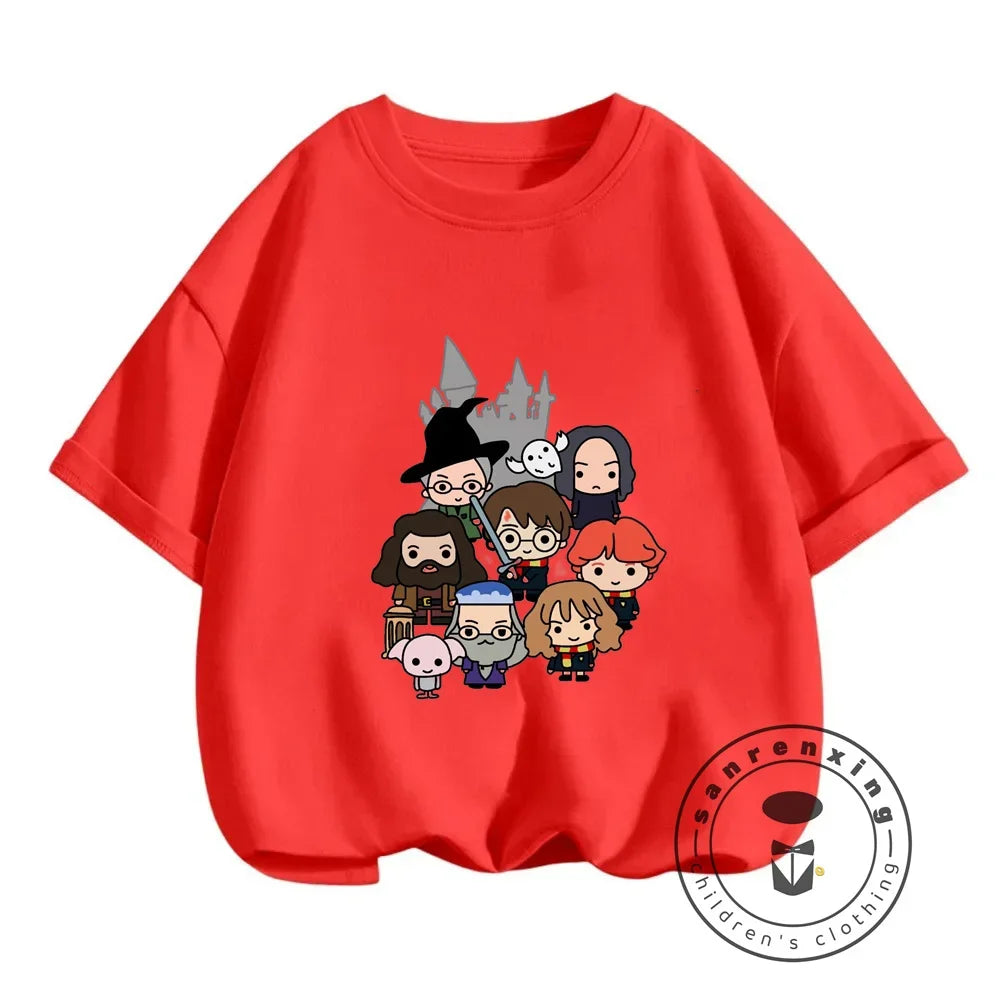 Harry Potter Kawaii Anime T-Shirt for Kids - Image 18
