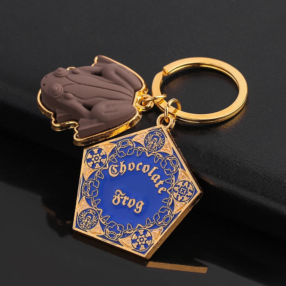 Classic Harry Potter Frog Metal Enamel Keychain - Image 12