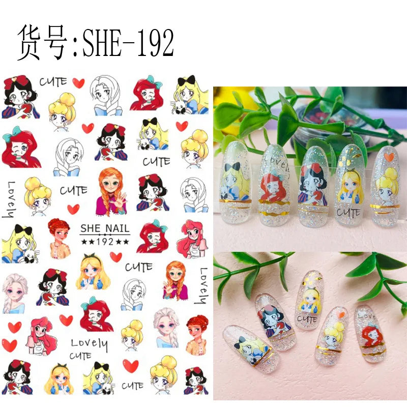 Miniso Harry Potter & Cartoon Nail Stickers - Image 13