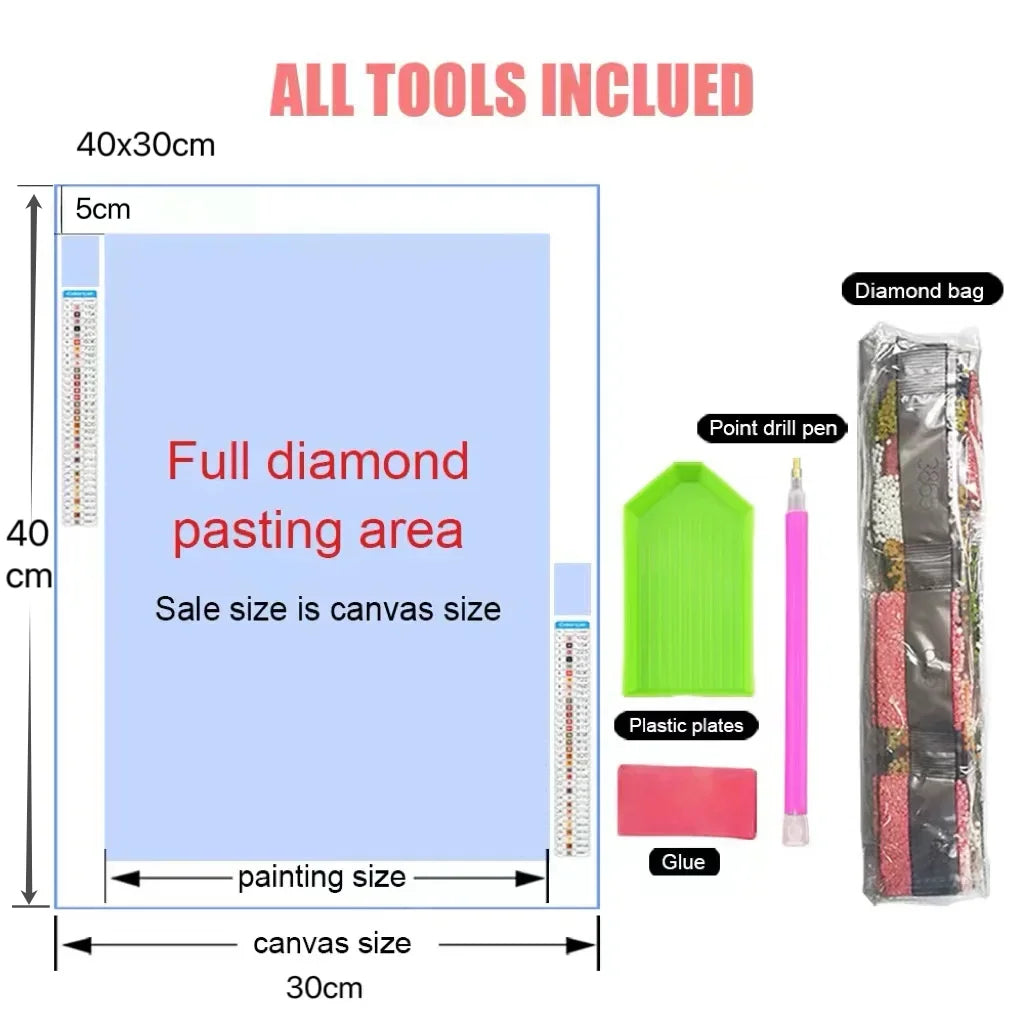 Harry Potter Magic School Square 5D Diamond Painting - Image 5