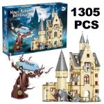 1305PCS MOC Magic Bell Tower Courtyard