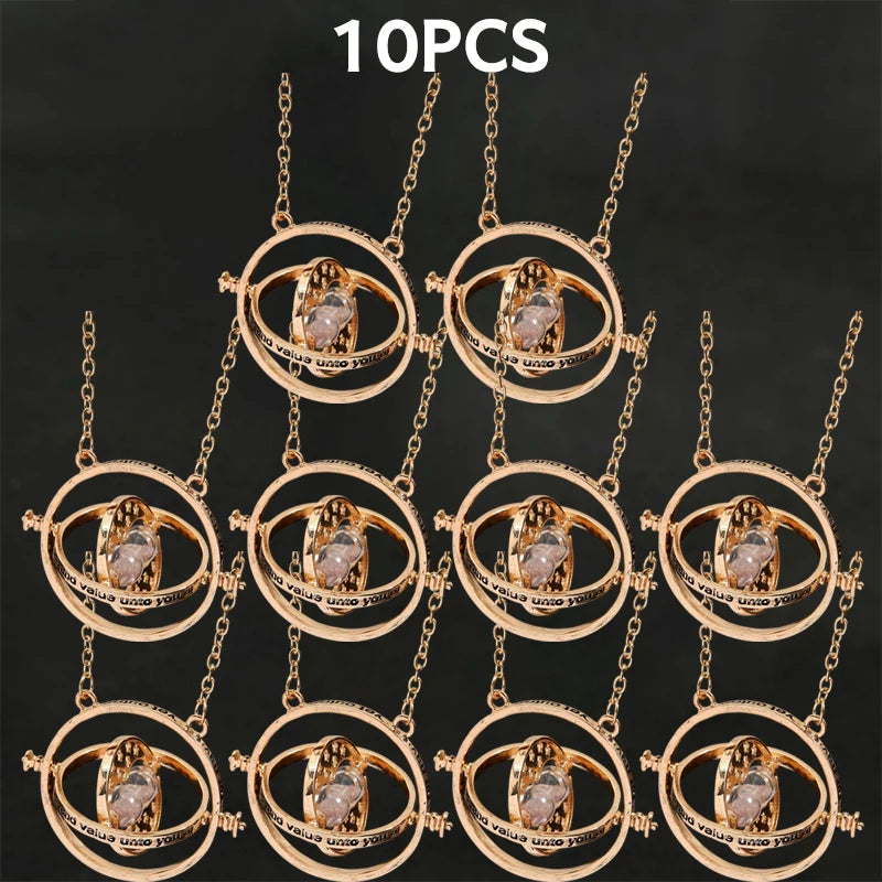 Harry Potter Time Turner & Wand Necklace Set - Image 24