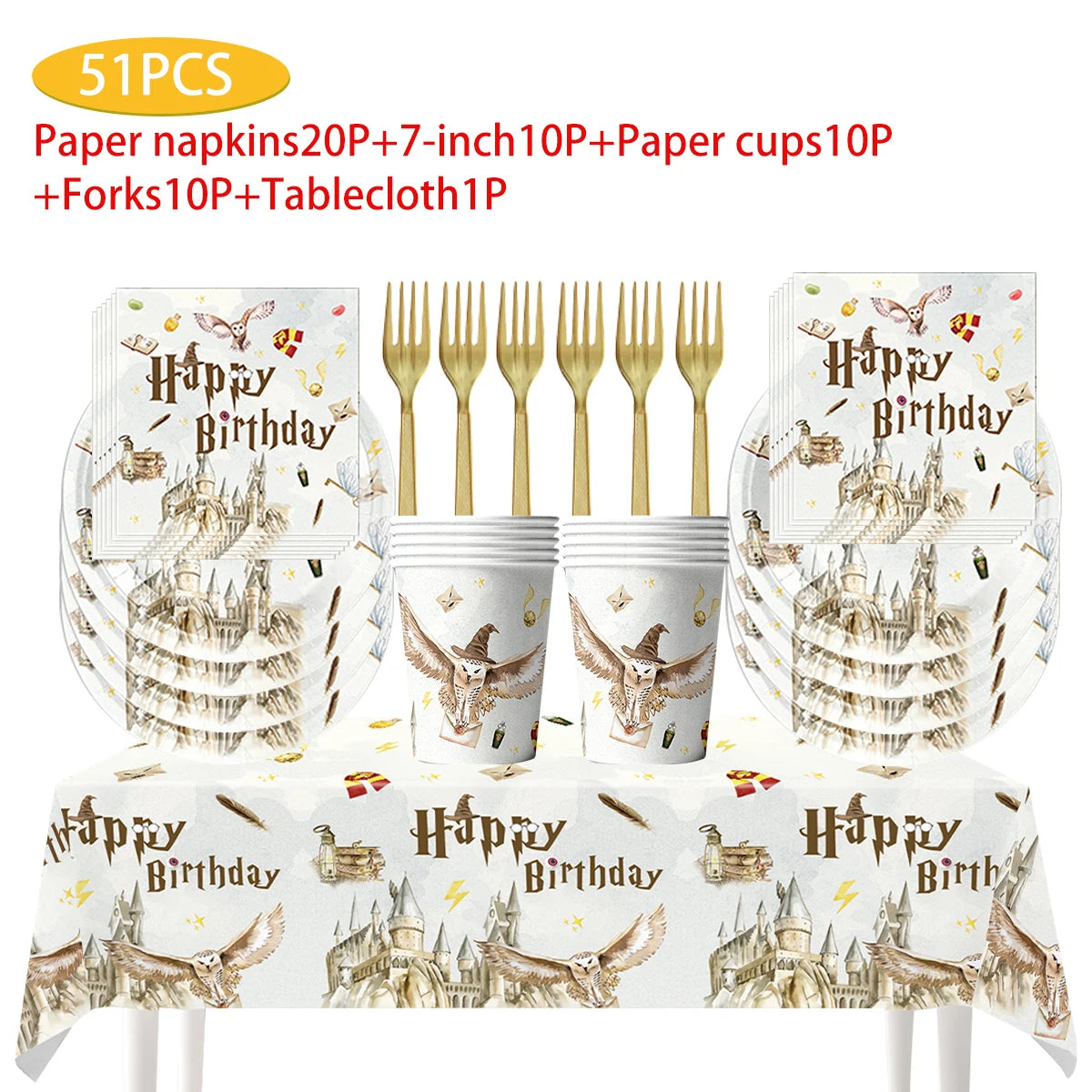 KAYOU Harry Potter Birthday Party Decoration Set - Image 5