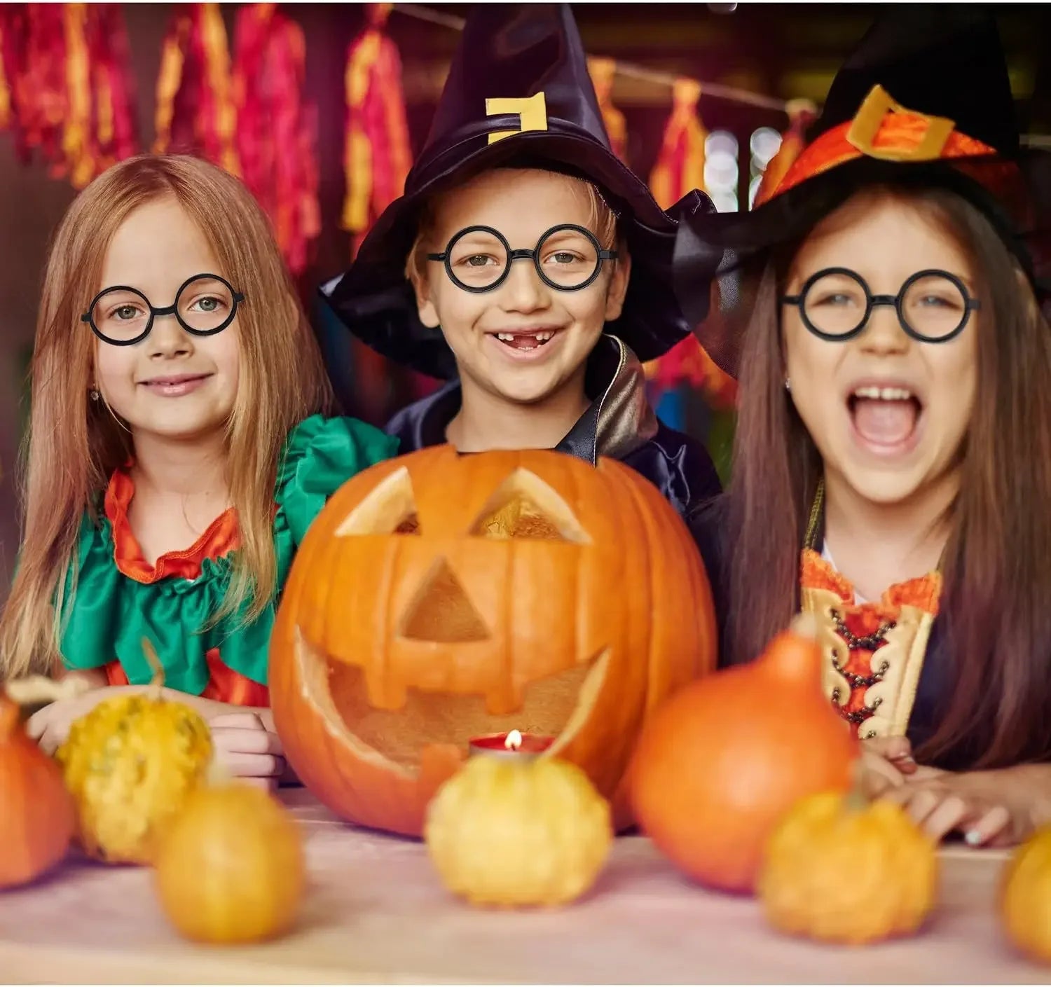 6/12/18PCS Wizard Round Frame Glasses - Image 5