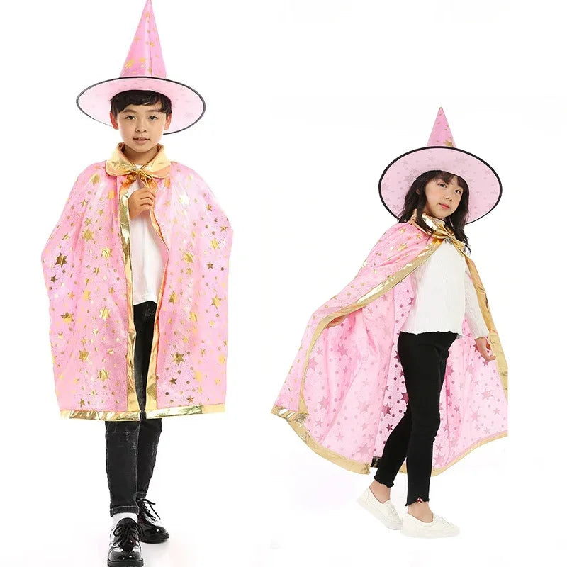 Kids Magician Wizard Cloak & Hat Set - Image 11