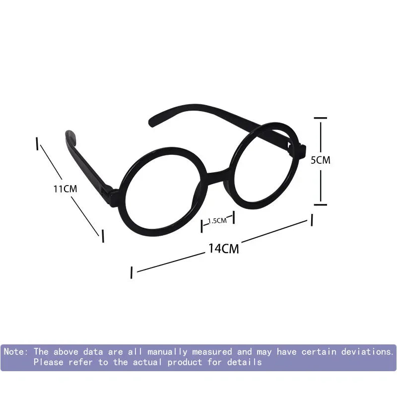 6/12/18PCS Wizard Round Frame Glasses - Image 2