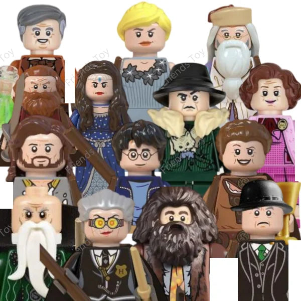 14pcs/set Harris HP Mini Man Figures