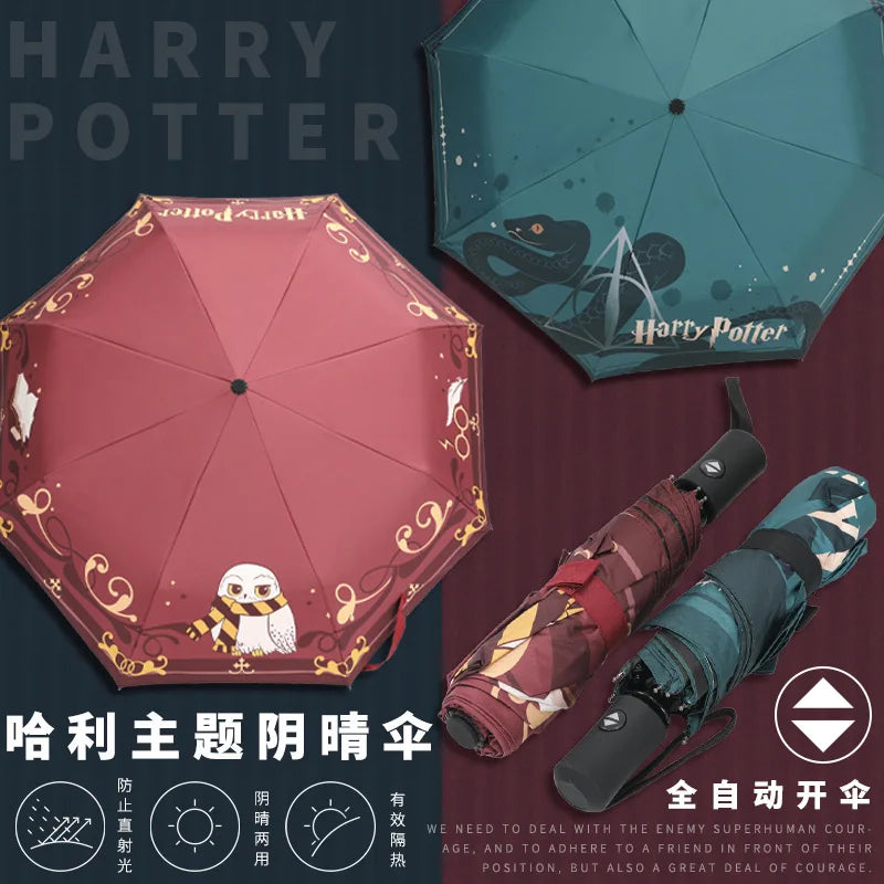 Harry Potter Anime Figures Folding Umbrella