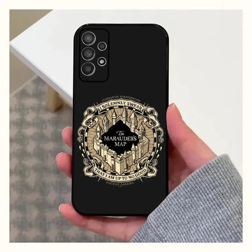 Marauder's Map & Train Ticket Art Phone Case - Image 2