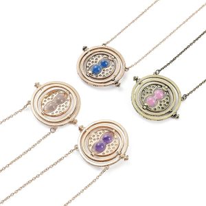 Harry Potter Time Turner Hourglass Pendant Necklace