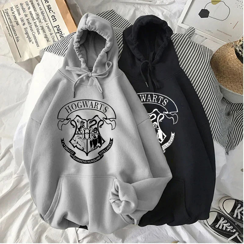 Fashion Hogwarts Printed Hoodie - Image 2
