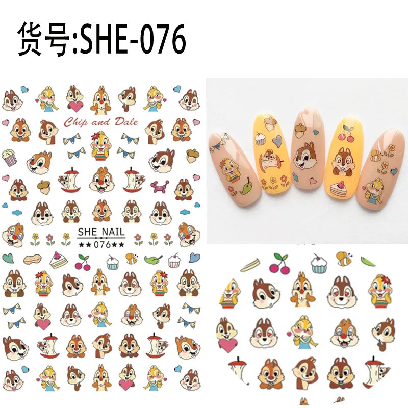 Miniso Harry Potter & Cartoon Nail Stickers - Image 52
