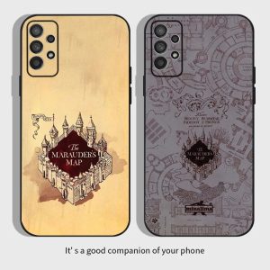Marauder's Map & Train Ticket Art Phone Case