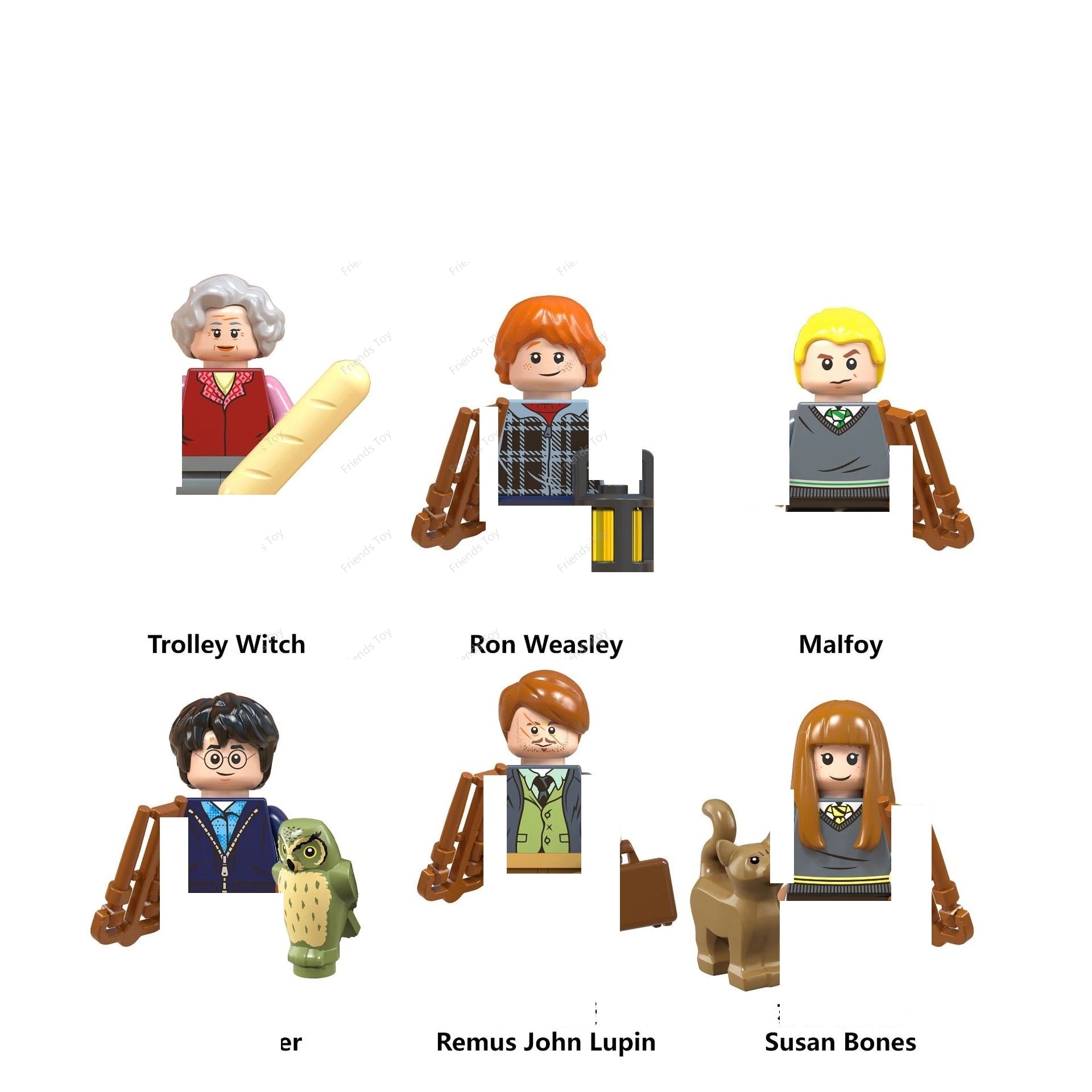 14pcs/set Harris HP Mini Man Figures - Image 6