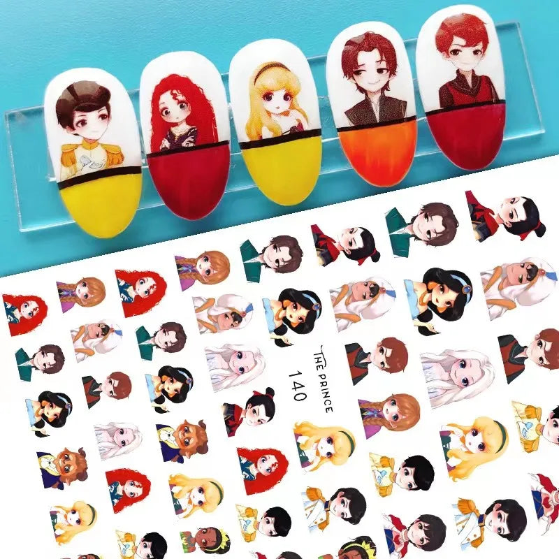 Miniso Harry Potter & Cartoon Nail Stickers - Image 36