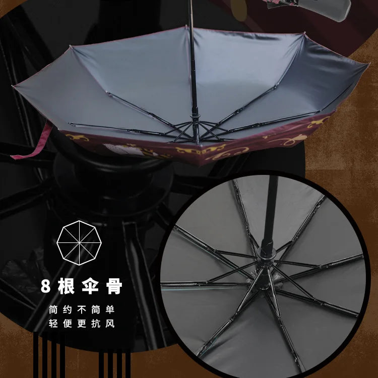 Harry Potter Anime Figures Folding Umbrella - Image 2