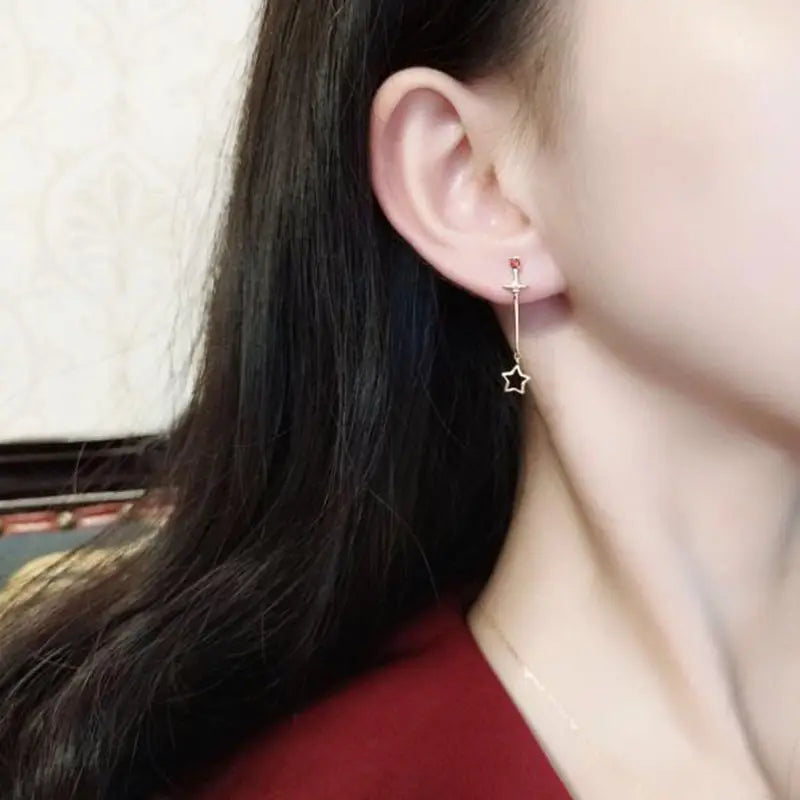 Harry Potter Sorting Hat Necklace & Earrings Set - Image 3