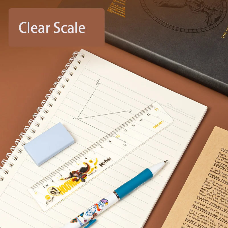 3Pcs DELI 79755 Harry Potter Geometry Ruler Set - Image 3