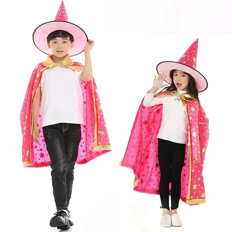 Kids Magician Wizard Cloak & Hat Set - Image 7