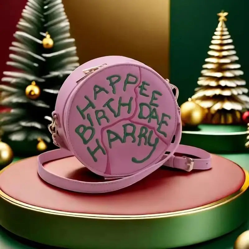 Magic School 9¾ Train Station Embroidered Round Makeup Bag - Image 2