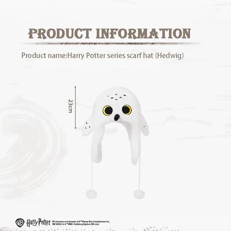 Meijo Harry Potter Hedwig Scarf Hat - Image 6
