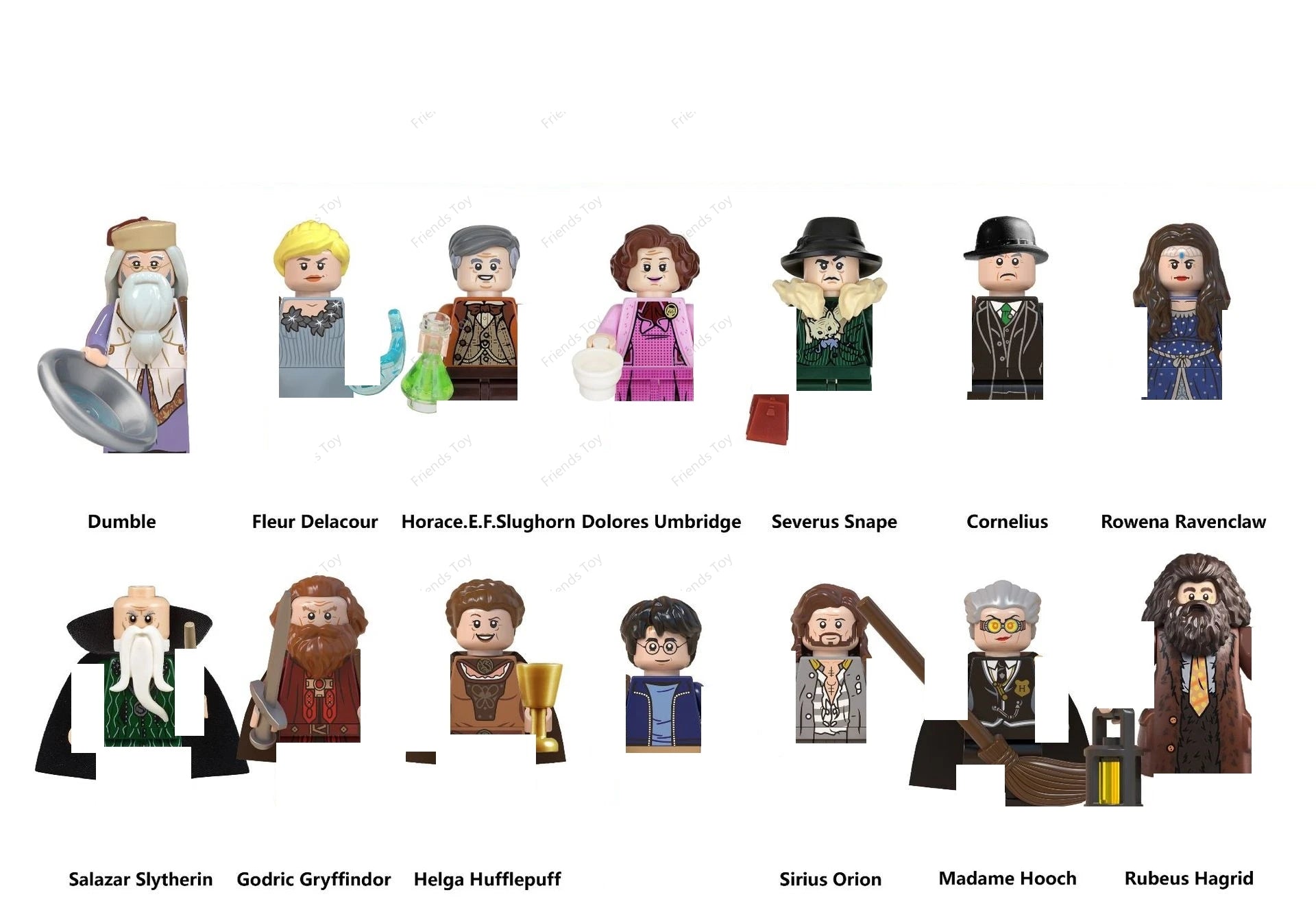 14pcs/set Harris HP Mini Man Figures - Image 2