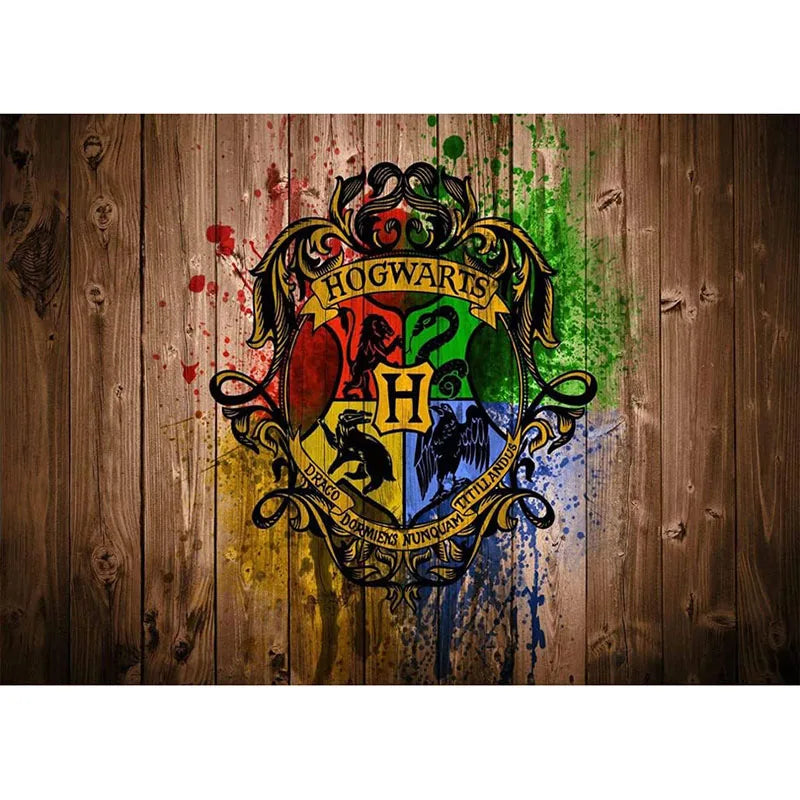 Magic Wizard School Photography Backdrop - Image 5