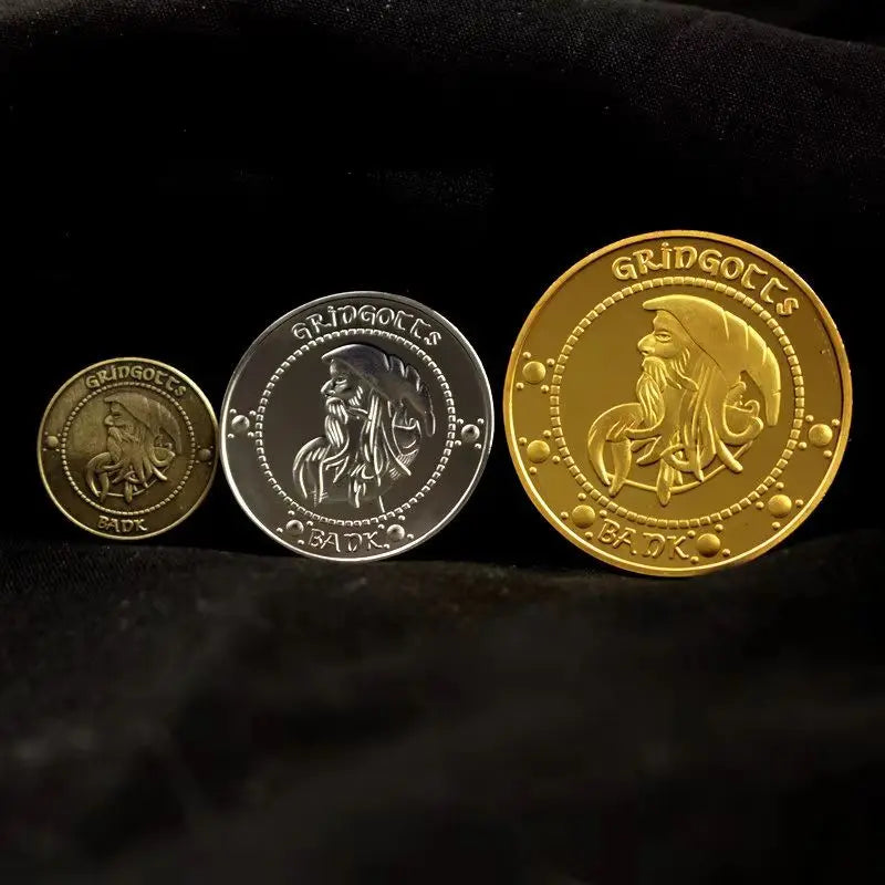 Harry Potter Gringotts Commemorative Coin & Badge Set - Image 2