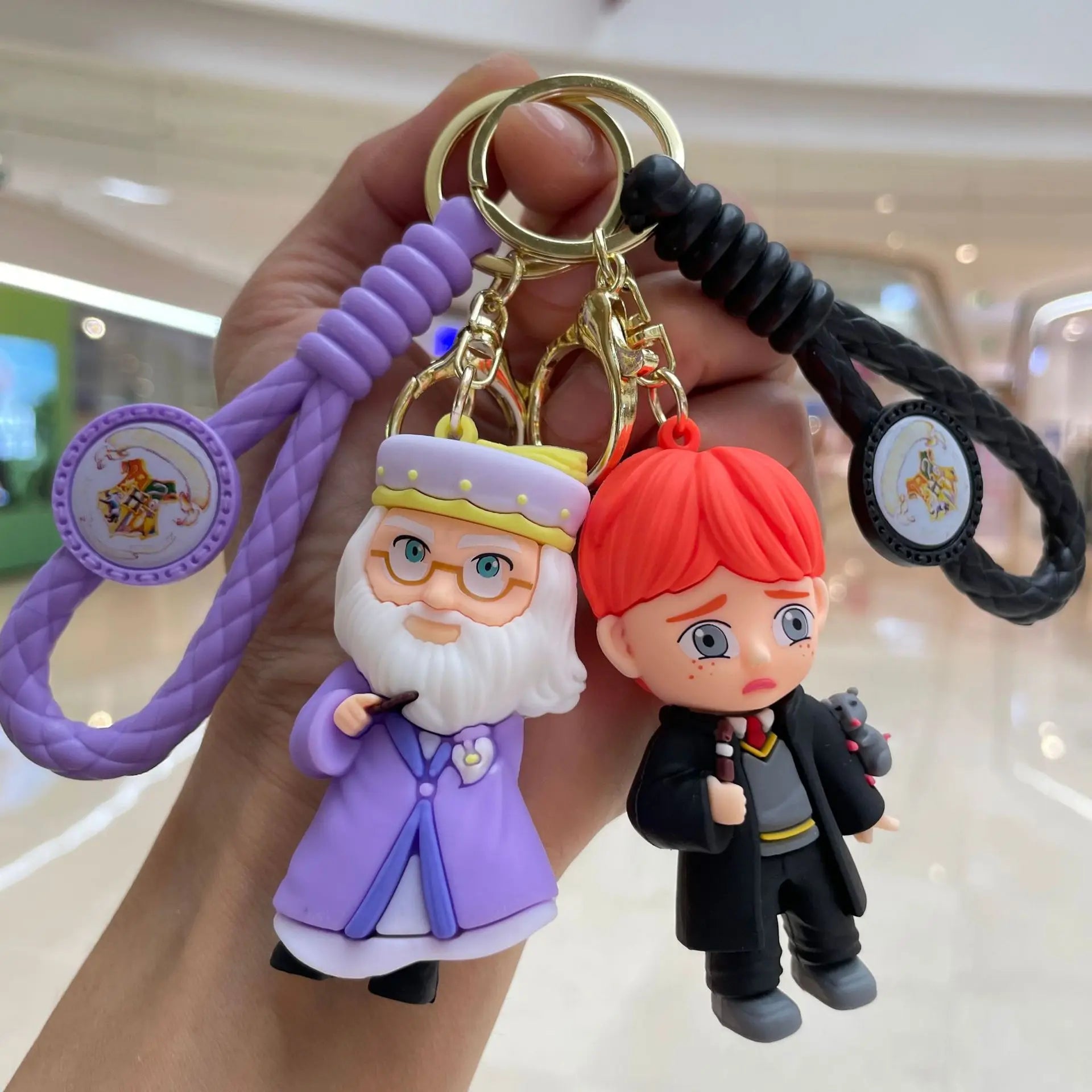 5PCS Anime Harry Potter Figure Keychain Set - Image 4