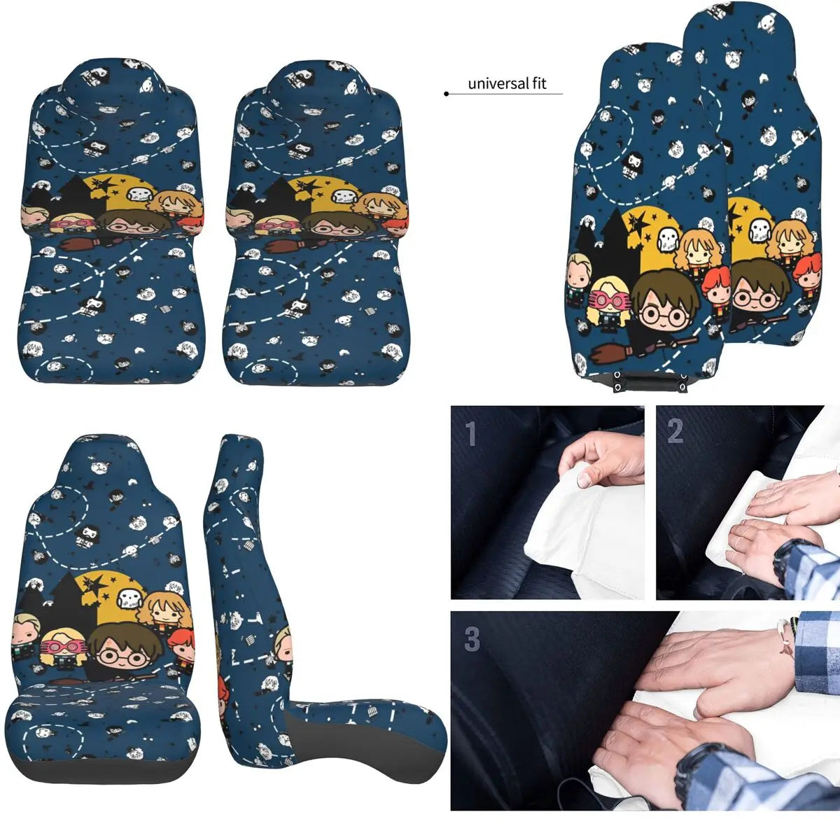 Harry Potter Magic School Car Seat Covers - Image 6