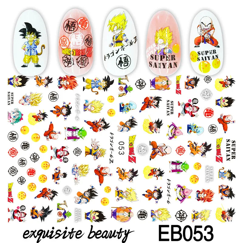 Miniso Harry Potter & Cartoon Nail Stickers - Image 76