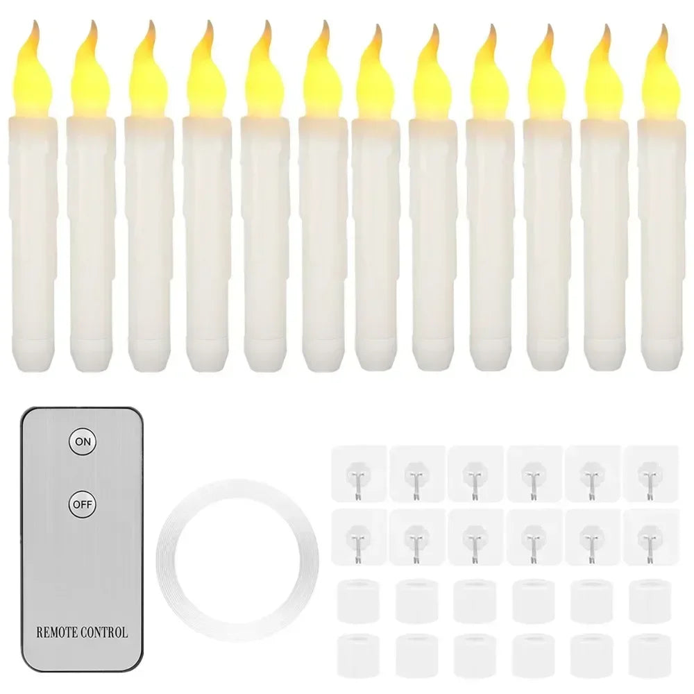 Floating LED Candles with Magic Wand Remote - Image 10