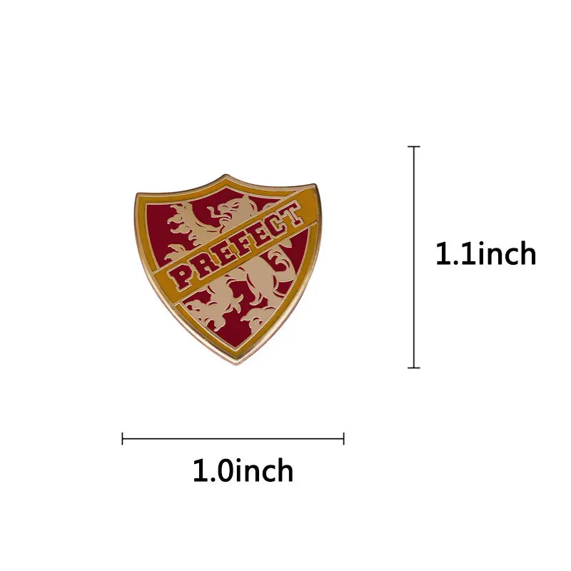 Gryffindors Prefect house Lion Shield Lapel Pin brooch - Image 3
